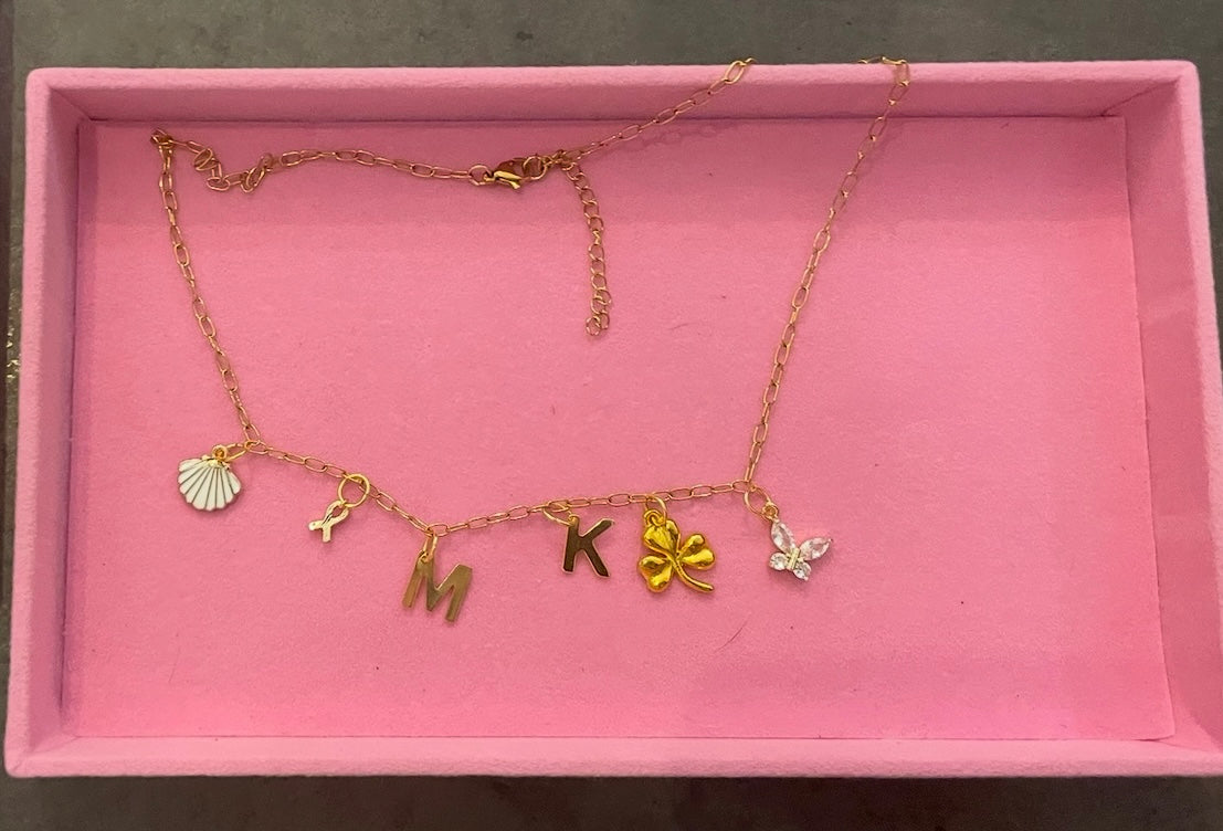 Flat Letter Charms