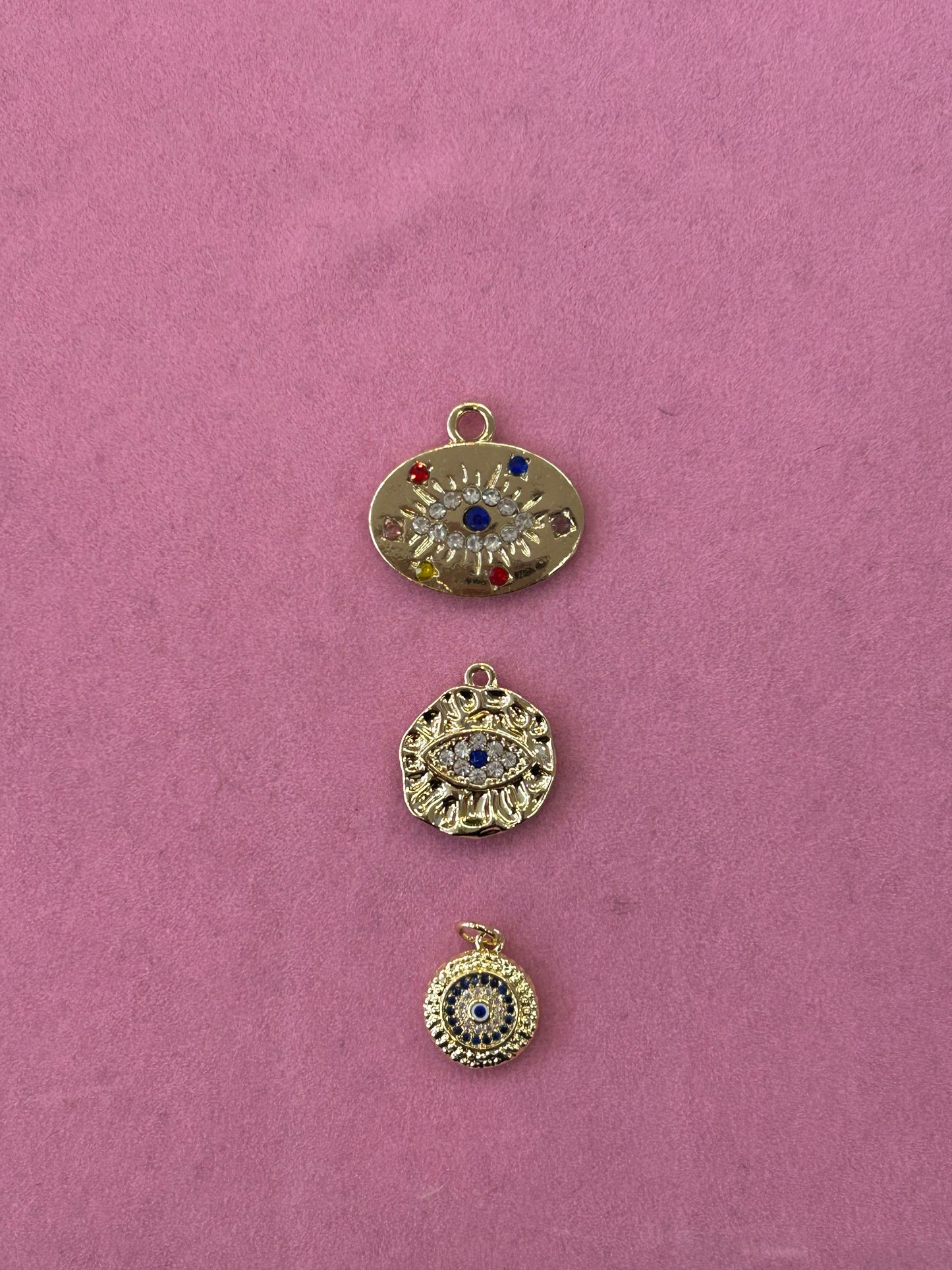 Crystal Evil Eye Charm