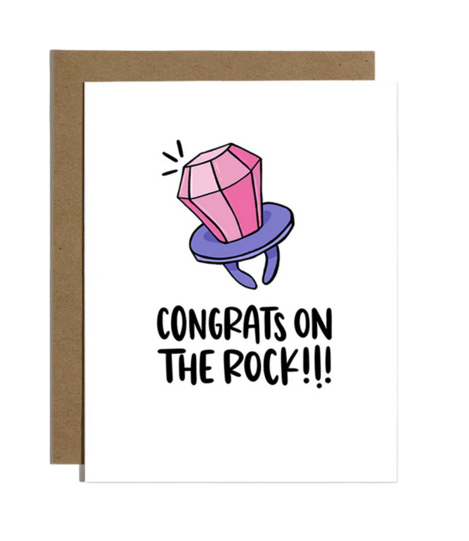 Candy Ring Engagement Card