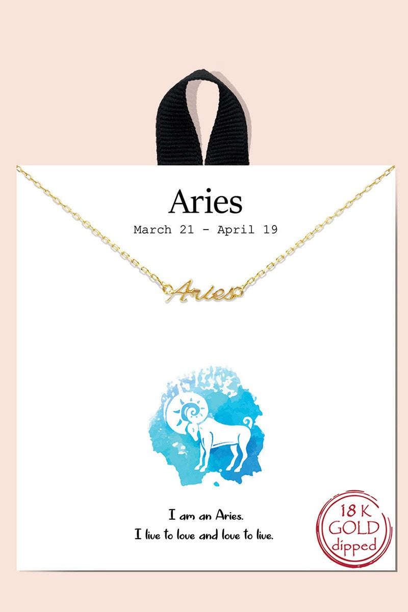 Zodiac Necklace