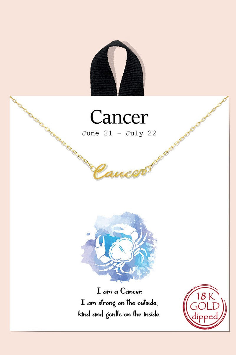 Zodiac Necklace