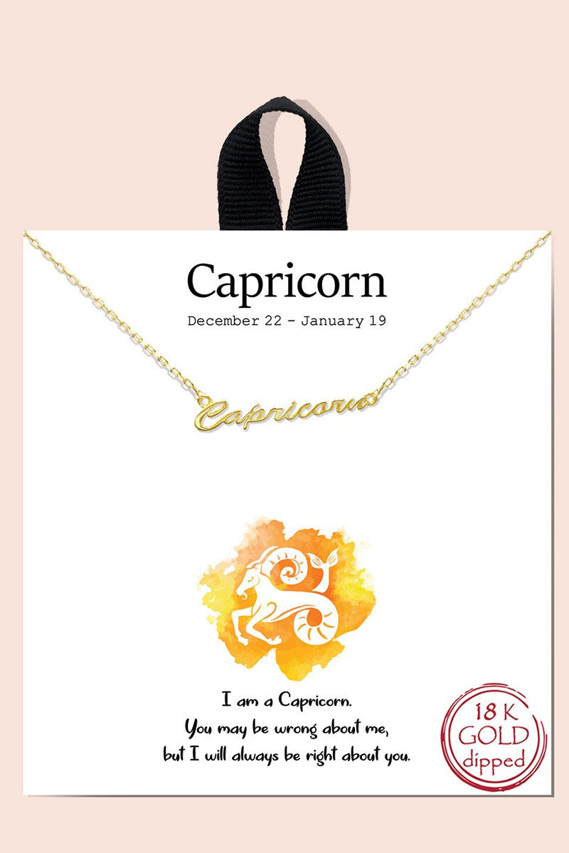 Zodiac Necklace