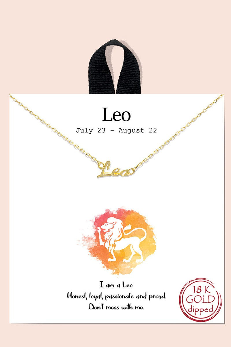 Zodiac Necklace
