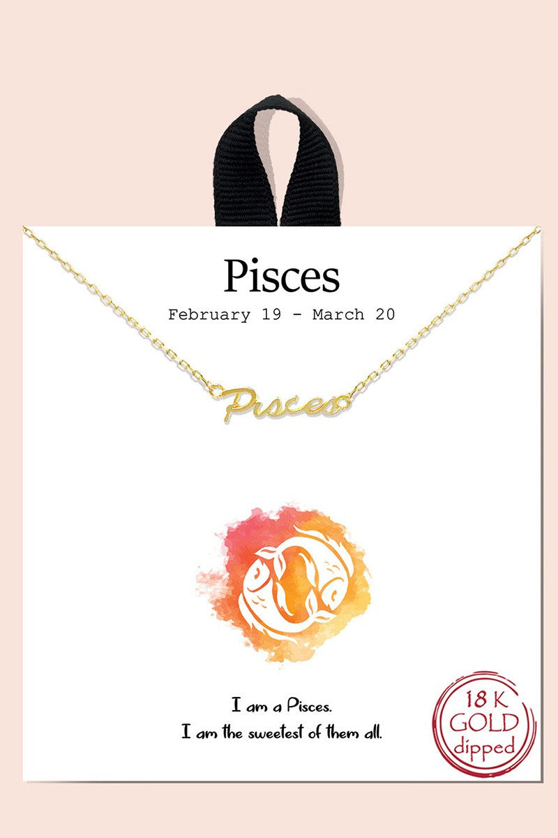 Zodiac Necklace