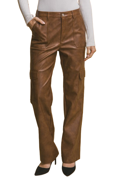 Cassie Vegan Leather Pant