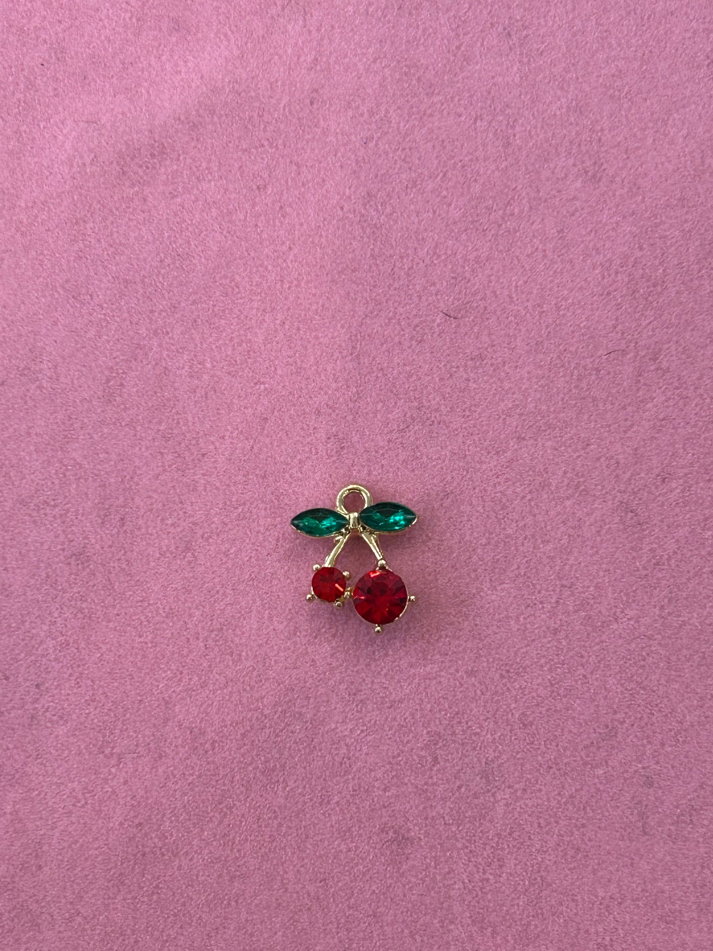 Crystal Cherries Charm