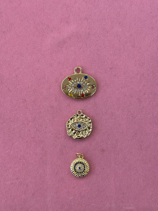 Crystal Evil Eye Charm