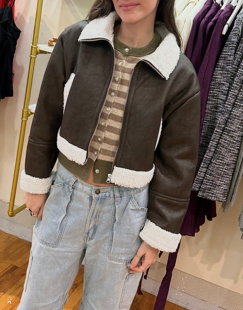 Viki Vegan Leather Jacket