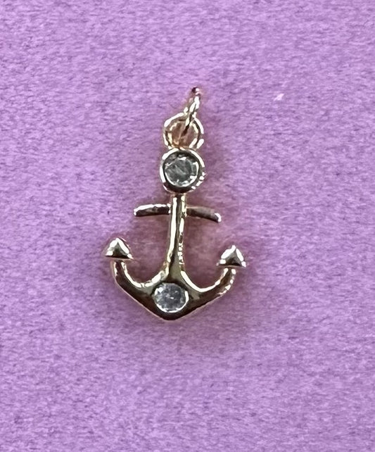 Crystal Anchor Charm