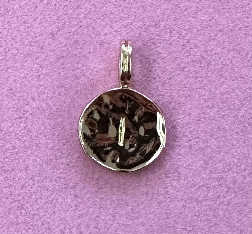 Disc Letter Charm