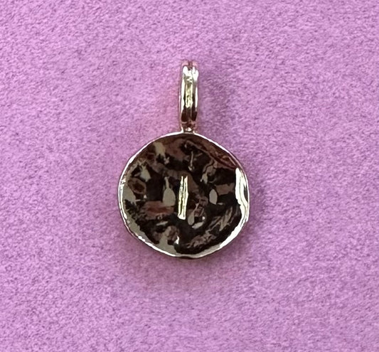 Disc Letter Charm
