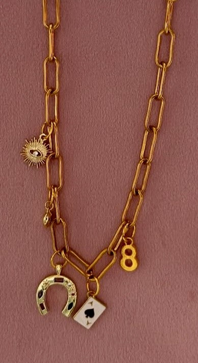 Thick Paperclip Necklace
