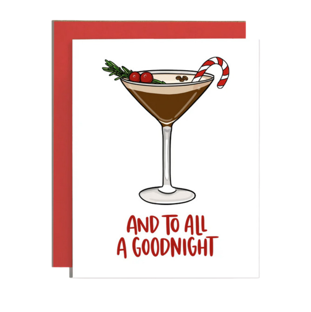 Espresso Martini Holiday Card