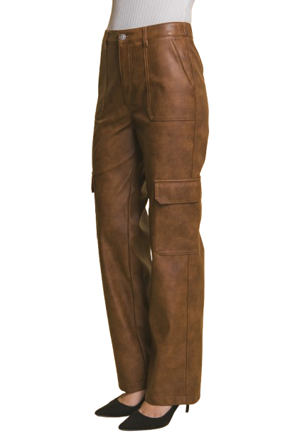 Cassie Vegan Leather Pant